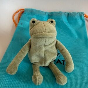 Jellycat Fergus Frog Bag Charm NWT